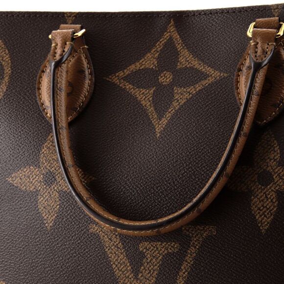 Louis Vuitton OnTheGo Tote Reverse Monogram Giant GM Brown - Picture 7 of 10
